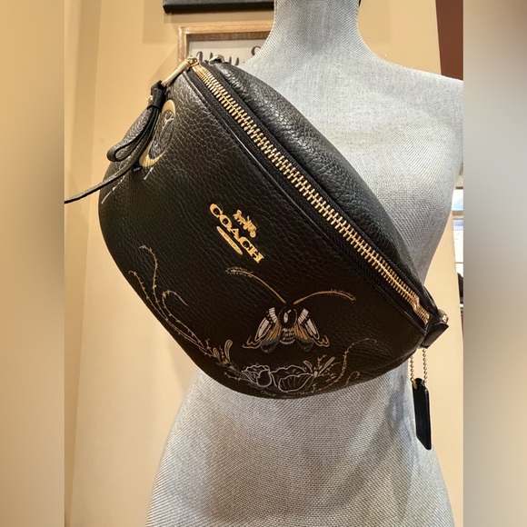 Coach RARE x Chelsea Champlain Pebbled Leather Belt Bag - Picture 1 of 13